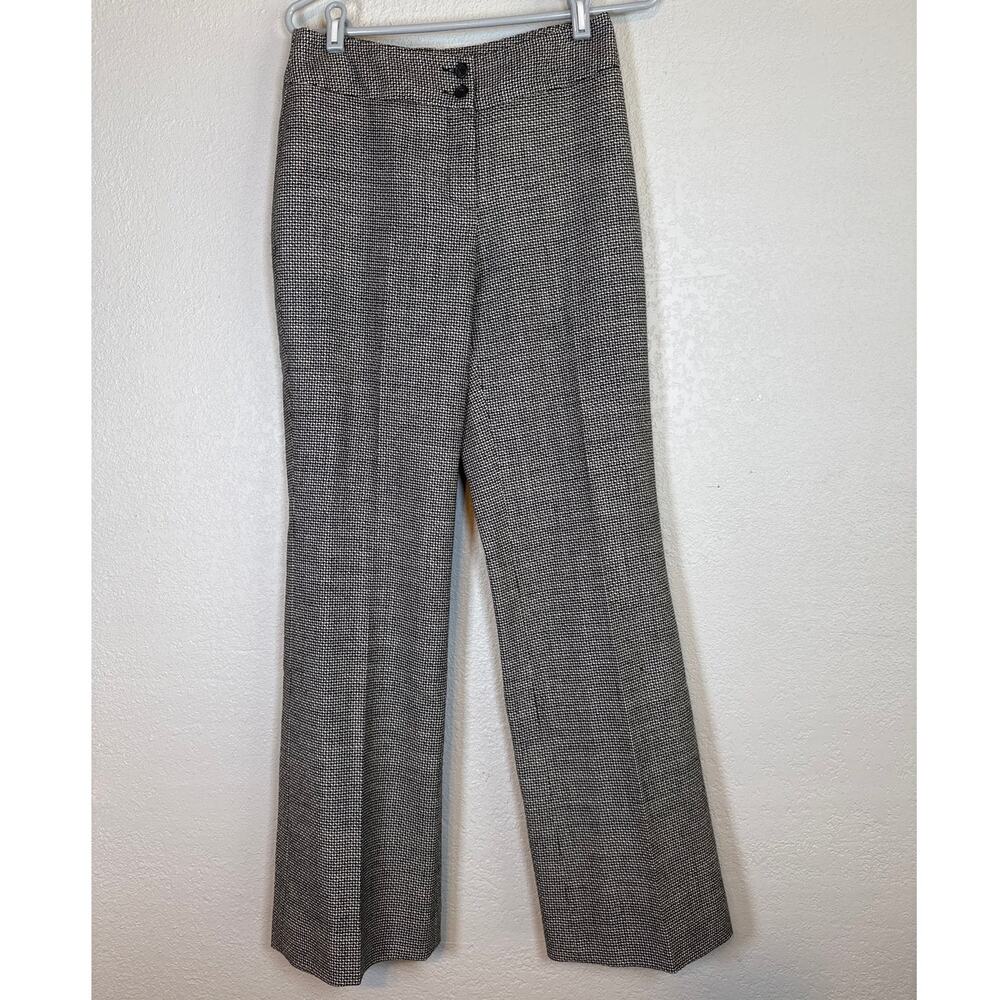 Harolds 100% Wool Tweed Slacks Pants Womens 2 Gray Work Office Career Corporate